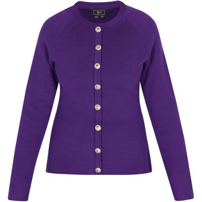 Faina Strickjacke Frauen lila Lila M/L Faina Strickjacke Frauen lila Lila M/L