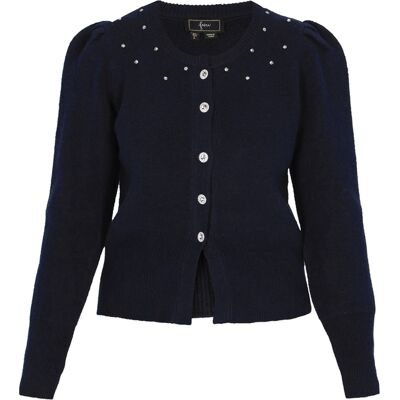 Faina Strickjacke Frauen Marine Marine M/L Faina Strickjacke Frauen Marine Marine M/L