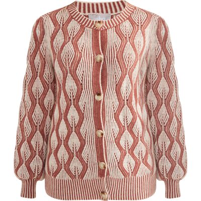 usha Strickjacke Damen Wollweiss Altrosa Rose M/L usha Strickjacke Damen Wollweiss Altrosa Rose M/L