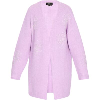 Faina Strickjacke Frauen lila Lila M/L Faina Strickjacke Frauen lila Lila M/L