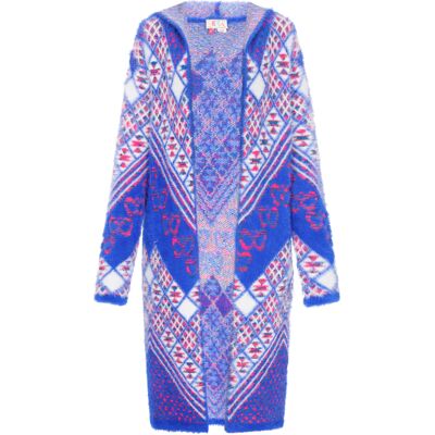 IZIA Strickjacke Frauen cremeweiß mehrfarbig Mehrfarben M/L IZIA Strickjacke Frauen cremeweiß mehrfarbig Mehrfarben M/L