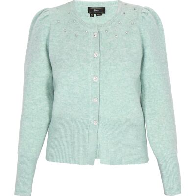 Faina Strickjacke Frauen Salbeigrün Salbeigrün M/L Faina Strickjacke Frauen Salbeigrün Salbeigrün M/L