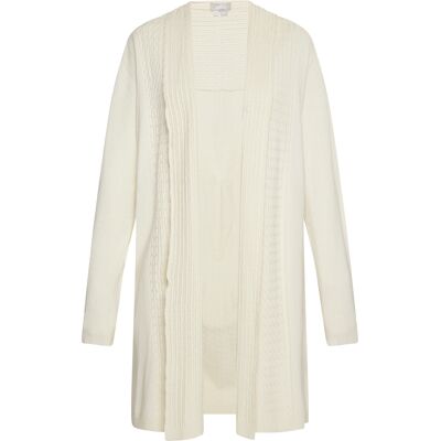 usha Offener Cardigan Damen weiss Weiß M/L usha Offener Cardigan Damen weiss Weiß M/L