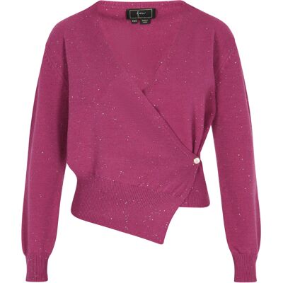 Faina Strickjacke Damen dunkelrosa Altrosa M/L Faina Strickjacke Damen dunkelrosa Altrosa M/L