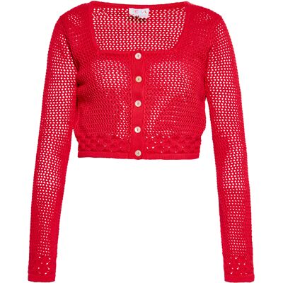 IZIA Strickjacke Damen verrotten Rot S IZIA Strickjacke Damen verrotten Rot S
