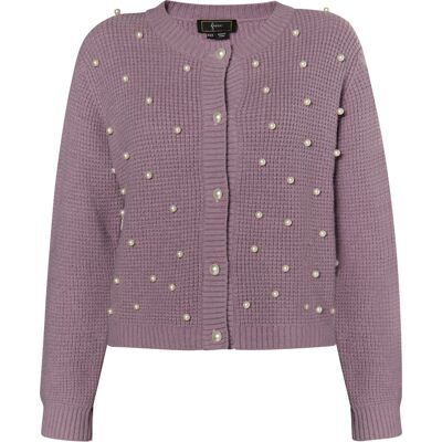 Faina Strickjacke Damen Mauve Altrosa M/L Faina Strickjacke Damen Mauve Altrosa M/L
