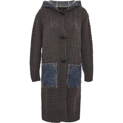 RISA Strickjacke Damen dunkelgrau Dunkelgrau M RISA Strickjacke Damen dunkelgrau Dunkelgrau M