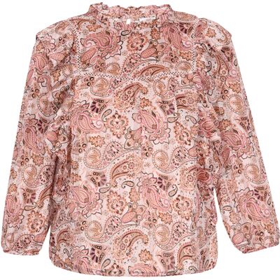 usha Bluse Frauen hellrosa mehrfarbig Hell-Pink XL usha Bluse Frauen hellrosa mehrfarbig Hell-Pink XL