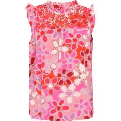 IZIA Bluse Frauen rosa mehrfarbig Rosa L IZIA Bluse Frauen rosa mehrfarbig Rosa L