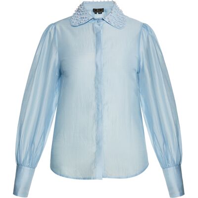 Faina Hemd Damen hellblau Hellblau M Faina Hemd Damen hellblau Hellblau M