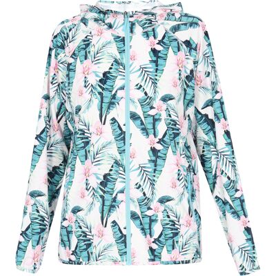 usha Jacke Frauen creme mehrfarbig Koralle L usha Jacke Frauen creme mehrfarbig Koralle L