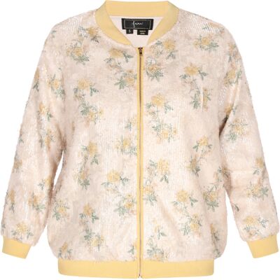 Faina Jacke Frauen cremeweiß gelb Cremefarben XS Faina Jacke Frauen cremeweiß gelb Cremefarben XS