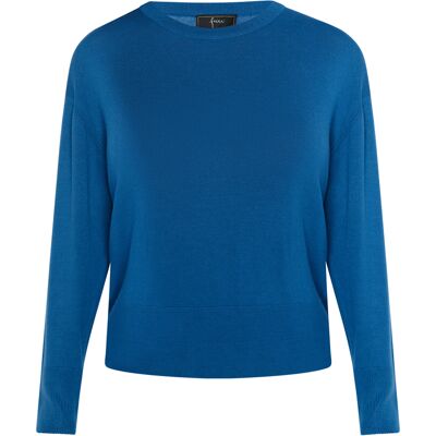 Faina Strickpullover Damen blau Blau M Faina Strickpullover Damen blau Blau M