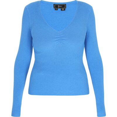 Faina Pullover Frauen Blau Blau M Faina Pullover Frauen Blau Blau M