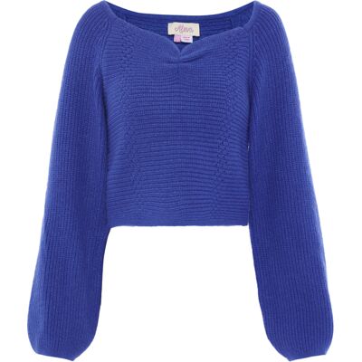 Faina Pullover Frauen KÖNIGSBLAU Blau XS/S Faina Pullover Frauen KÖNIGSBLAU Blau XS/S