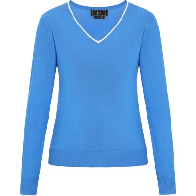 Faina Pullover Frauen Blau Blau M Faina Pullover Frauen Blau Blau M