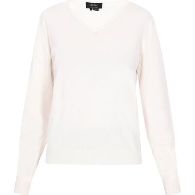 usha Pullover Frauen Creme Creme S usha Pullover Frauen Creme Creme S