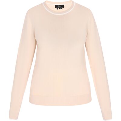 Faina Pullover Frauen Beige Beige S Faina Pullover Frauen Beige Beige S