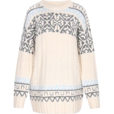 usha Pullover Frauen creme mehrfarbig Creme XS/S usha Pullover Frauen creme mehrfarbig Creme XS/S