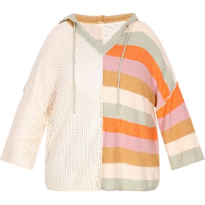 IZIA Pullover in Übergröße Frauen Beige Beige XL IZIA Pullover in Übergröße Frauen Beige Beige XL