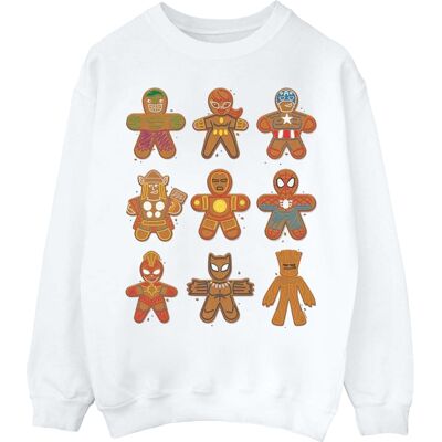 Marvel - "Avengers" Sweatshirt für Damen (Weiß) Weiß M Marvel - "Avengers" Sweatshirt für Damen (Weiß) Weiß M