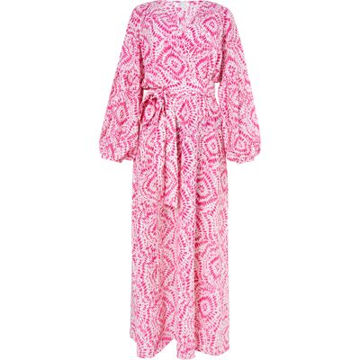 IZIA Maxikleid mit Print Damen Rosa Rosa M IZIA Maxikleid mit Print Damen Rosa Rosa M