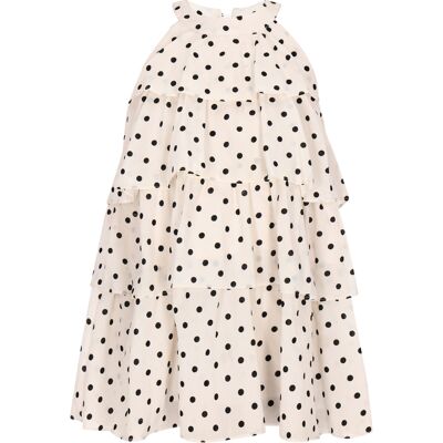 Faina Kleid Frauen Creme Creme M Faina Kleid Frauen Creme Creme M