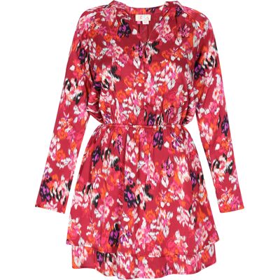 IZIA Kleid Damen Rosa Mehrfarbig Rosa XL IZIA Kleid Damen Rosa Mehrfarbig Rosa XL