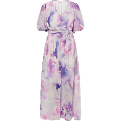 IZIA Kleid Damen Flieder Mehrfarbig Lila S IZIA Kleid Damen Flieder Mehrfarbig Lila S