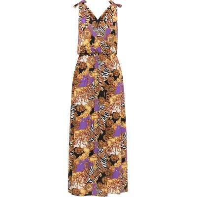 Faina Maxikleid mit Allover-Print Damen Orange Mehrfarbig Orange S Faina Maxikleid mit Allover-Print Damen Orange Mehrfarbig Orange S