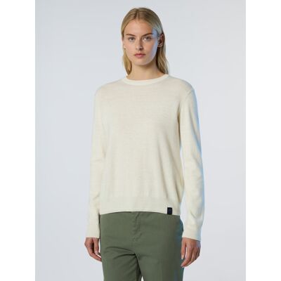 North Sails Pullover Kaschmirmischung mit Rundhalsausschnitt Creme 2XS North Sails Pullover Kaschmirmischung mit Rundhalsausschnitt Creme 2XS