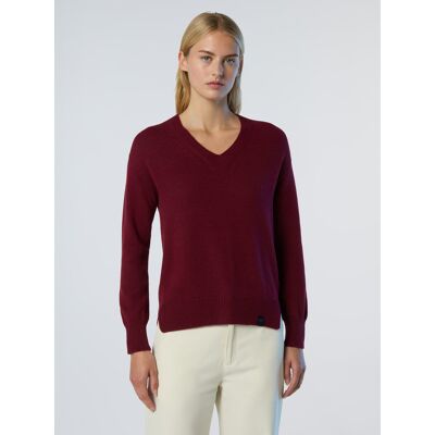 North Sails Pullover Sattelschulter mit V-Ausschnitt Dunkelrot 2XS North Sails Pullover Sattelschulter mit V-Ausschnitt Dunkelrot 2XS