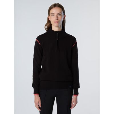 North Sails Pullover Viskose-Stehkragen Grau 2XS North Sails Pullover Viskose-Stehkragen Grau 2XS