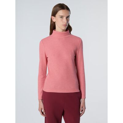 North Sails Nach oben Gerippter Rollkragen aus Jersey Rosa 2XS North Sails Nach oben Gerippter Rollkragen aus Jersey Rosa 2XS