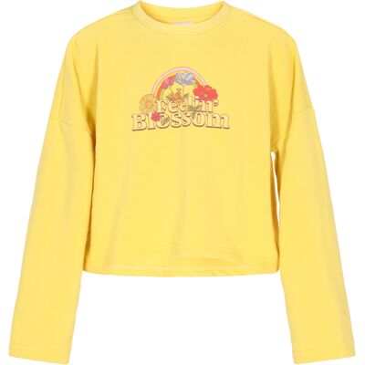 IZIA Sweatshirt Frauen Gelb Gelb S IZIA Sweatshirt Frauen Gelb Gelb S