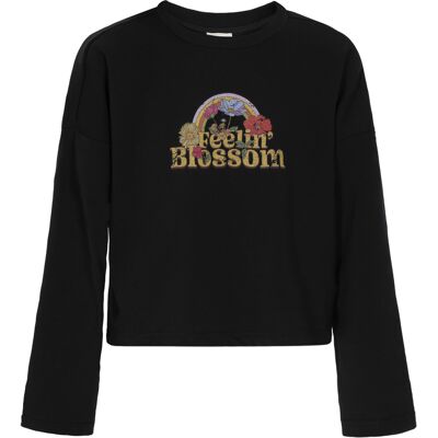 IZIA Sweatshirt Frauen Schwarz Schwarz S IZIA Sweatshirt Frauen Schwarz Schwarz S
