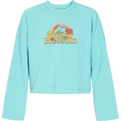 IZIA Sweatshirt Frauen Türkis Türkis M IZIA Sweatshirt Frauen Türkis Türkis M
