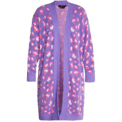 Faina Strickjacke Damen Lila Mehrfarbig Mehrfarben M/L Faina Strickjacke Damen Lila Mehrfarbig Mehrfarben M/L