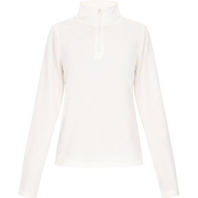 Mymo Fleecepullover Frauen weiss Weiß M Mymo Fleecepullover Frauen weiss Weiß M