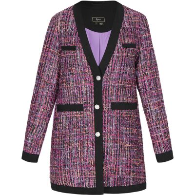 Faina Blazer Frauen Violett Lila XS Faina Blazer Frauen Violett Lila XS