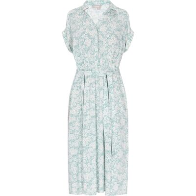 usha Kleid Frauen türkis weiß Türkis S usha Kleid Frauen türkis weiß Türkis S