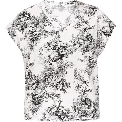 FELIPA Bluse Frauen weiß-schwarz Weiß schwarz M FELIPA Bluse Frauen weiß-schwarz Weiß schwarz M