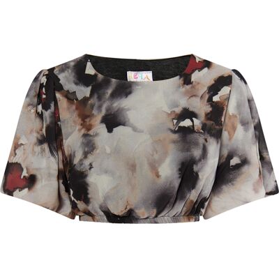 IZIA Bluse mit Batikmuster Damen Schwarz Mehrfarbig Mehrfarben M IZIA Bluse mit Batikmuster Damen Schwarz Mehrfarbig Mehrfarben M