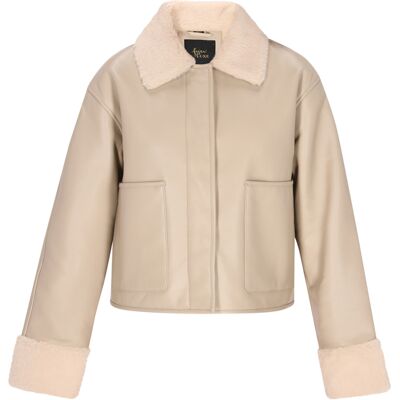 Faina Jacke Frauen Creme Creme L Faina Jacke Frauen Creme Creme L