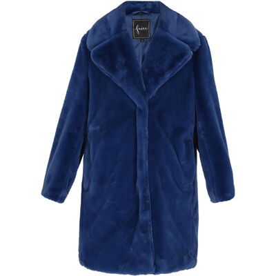 Faina Mantel Frauen Marine Marineblau XS Faina Mantel Frauen Marine Marineblau XS