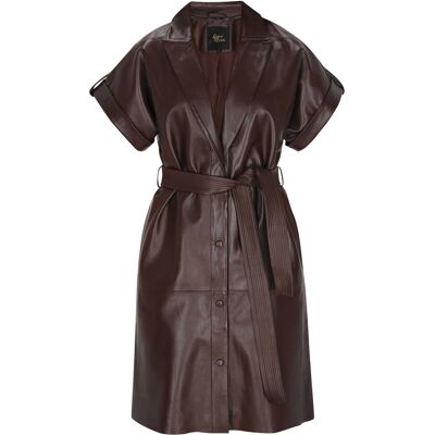 Faina Kleid Frauen kaffeebraun Dunkelbraun L Faina Kleid Frauen kaffeebraun Dunkelbraun L