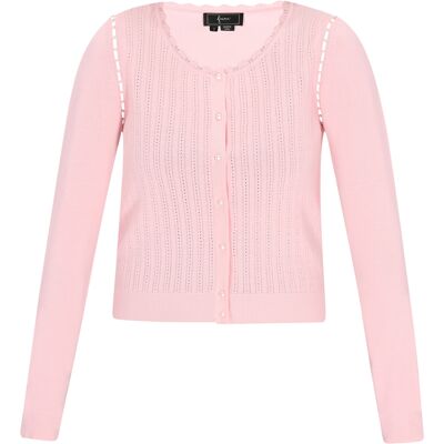 Faina Strickjacke Frauen Rosa Rosa XS Faina Strickjacke Frauen Rosa Rosa XS