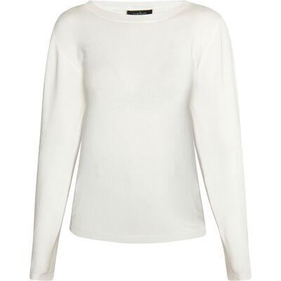 usha Strickpullover Damen Wollweiß Cremefarben L usha Strickpullover Damen Wollweiß Cremefarben L