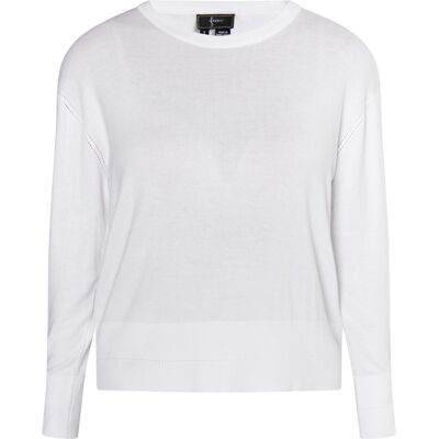 Faina Strickpullover Damen weiss Weiß XS Faina Strickpullover Damen weiss Weiß XS
