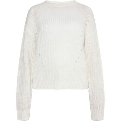 usha Strickpullover Damen weiss Weiß L usha Strickpullover Damen weiss Weiß L